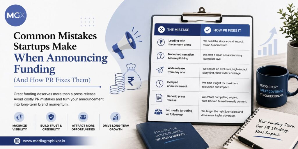 Common Mistakes Startups Make When Announcing Funding (And How PR Fixes Them)