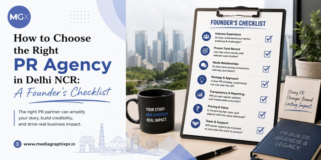 How to Choose the Right PR Agency in Delhi NCR: A Founder’s Checklist