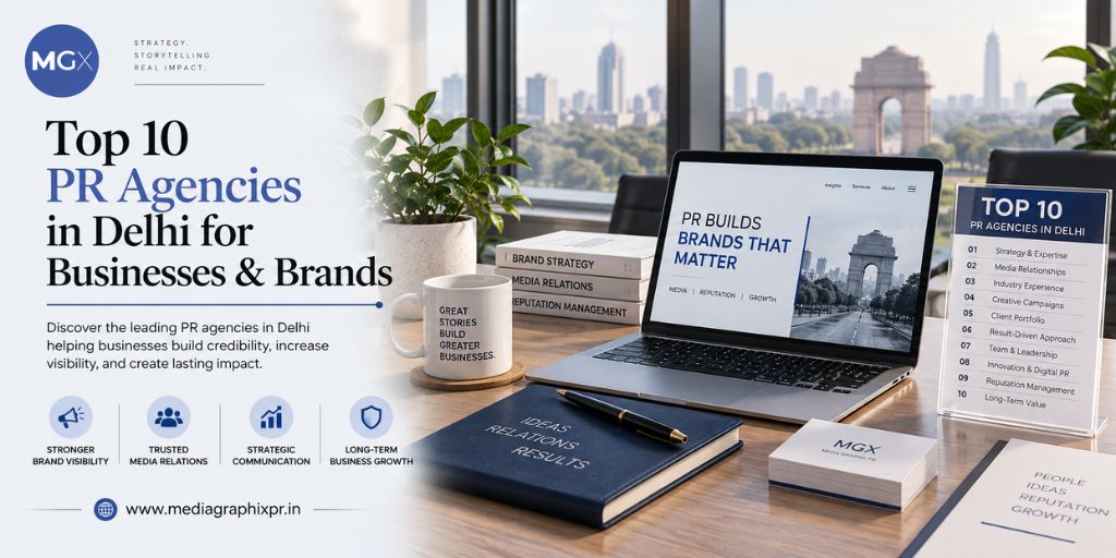 Top 10 PR Agencies in Delhi for Businesses & Brands