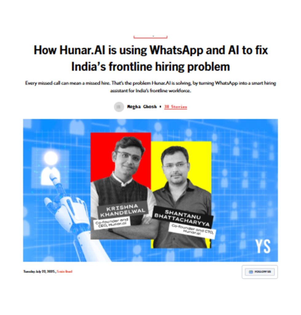 Building Category Leadership for Hunar.ai: How MediagraphixPR Owned the Voice-First AI Hiring Narrative