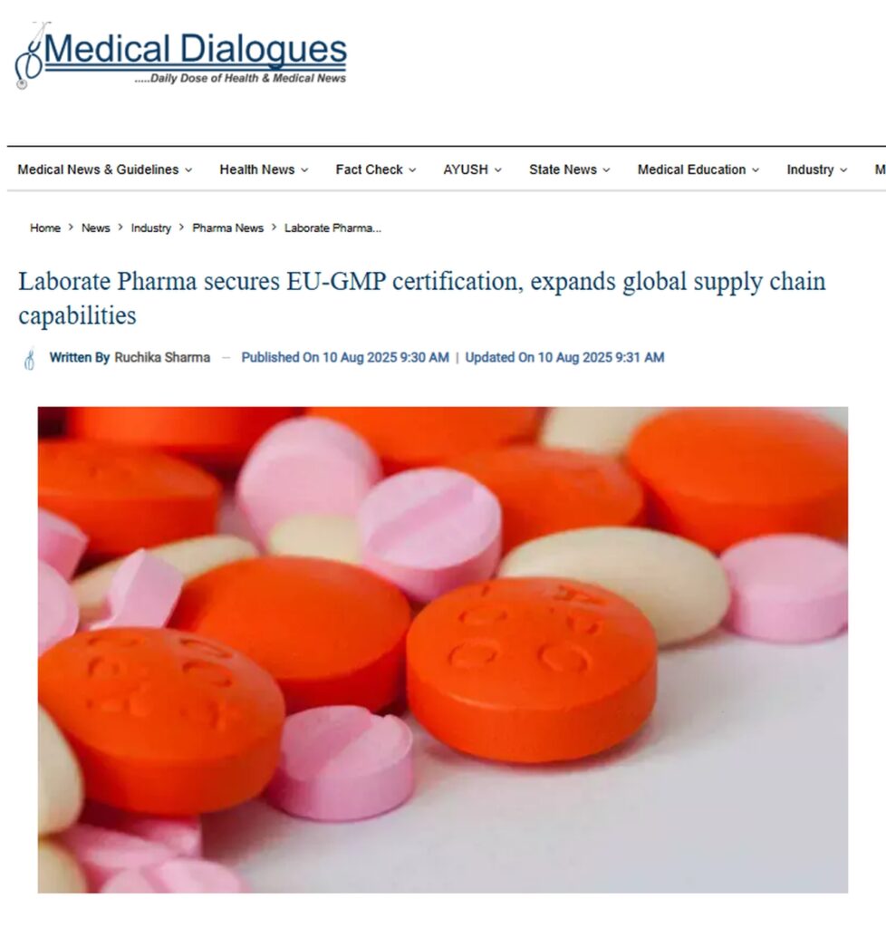 Laborate Pharmaceuticals’ EU GMP Certification: How MediagraphixPR Turned a Regulatory Win Into a Global Growth Story