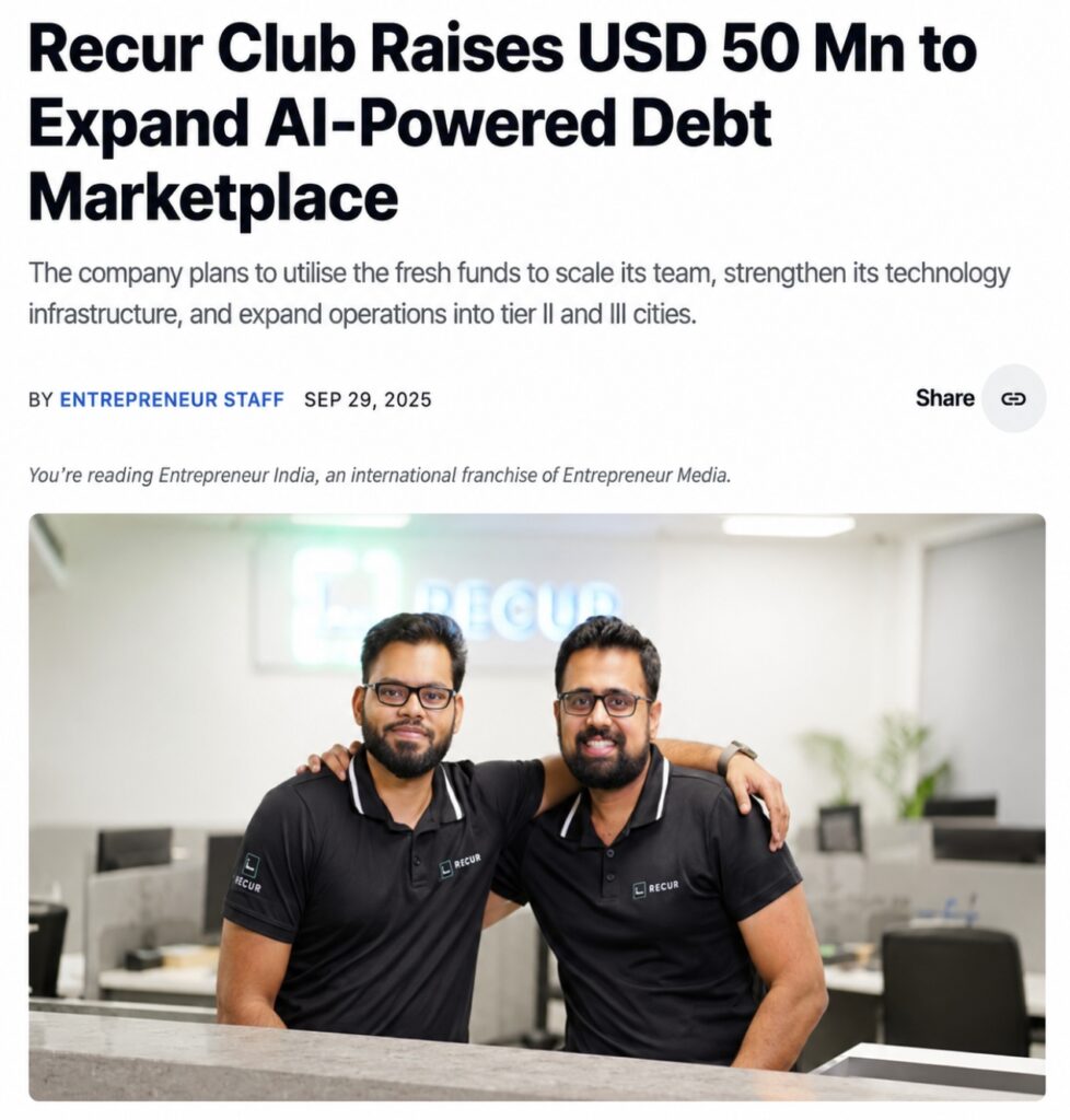 Recur Club’s $50 Million Series A: The MediagraphixPR Story Behind a Category-Defining Moment