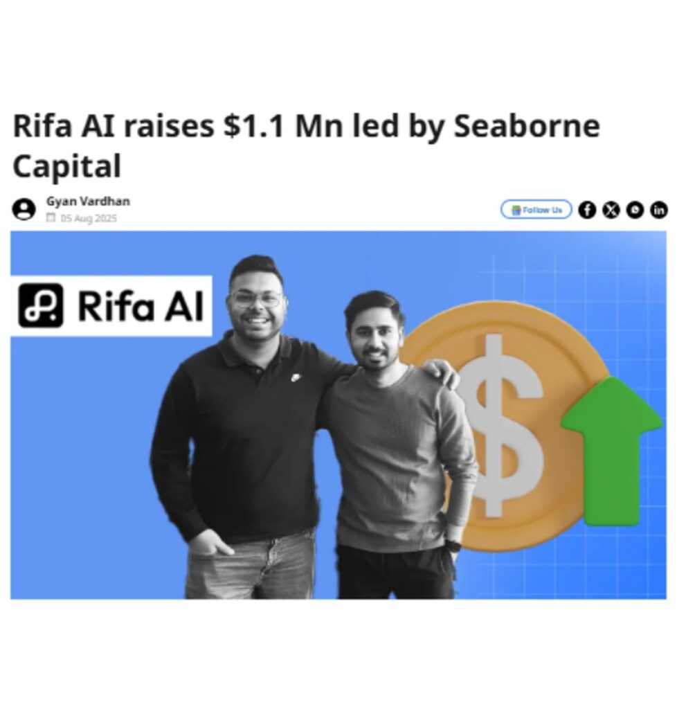 Voice AI Funding Breakthrough: MediagraphixPR Powers Rifa.AI’s $1.1M Raise